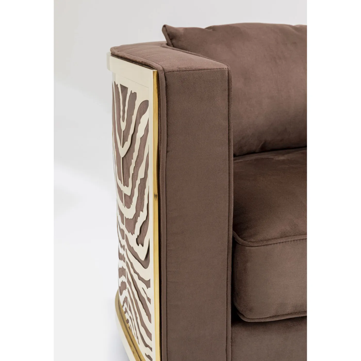 KARE Design Fauteuil Matteo Marron