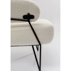 KARE Design Fauteuil Peppo Blanc