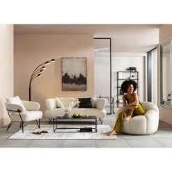 KARE Design Fauteuil Peppo Blanc