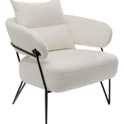 KARE Design Fauteuil Peppo Blanc