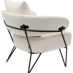 KARE Design Fauteuil Peppo Blanc