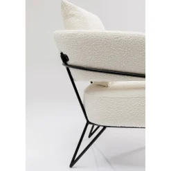 KARE Design Fauteuil Peppo Blanc