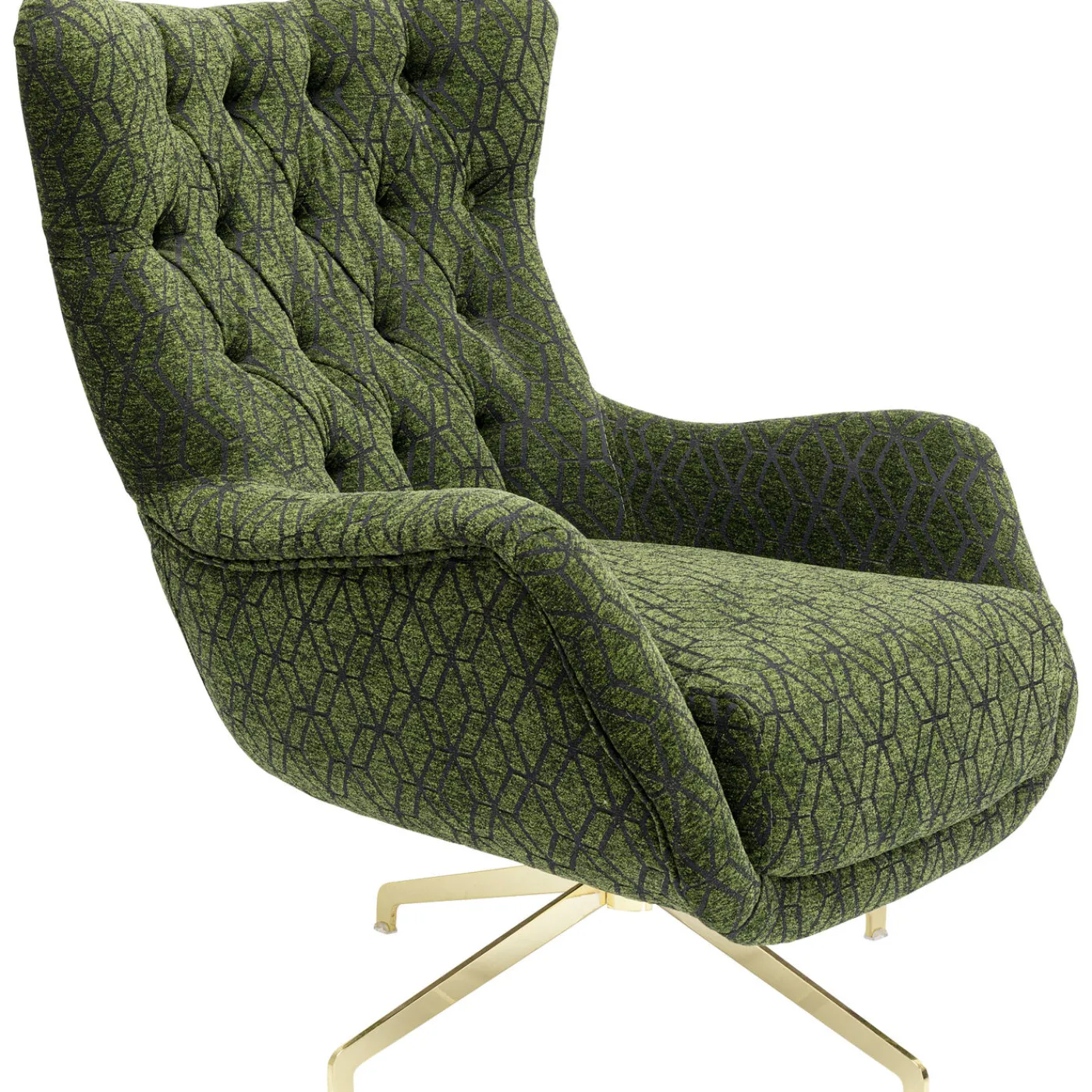 KARE Design Fauteuil Pivotant Bellini Vert