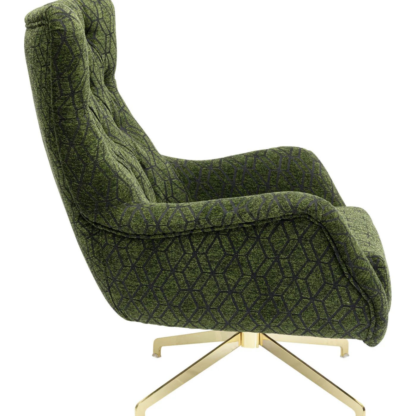 KARE Design Fauteuil Pivotant Bellini Vert