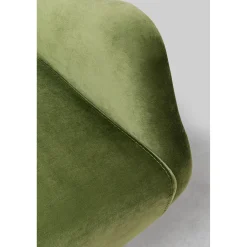 KARE Design Fauteuil Pivotant Bellissima Velours Vert