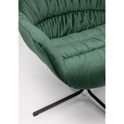 KARE Design Fauteuil Pivotant Bristol Vert