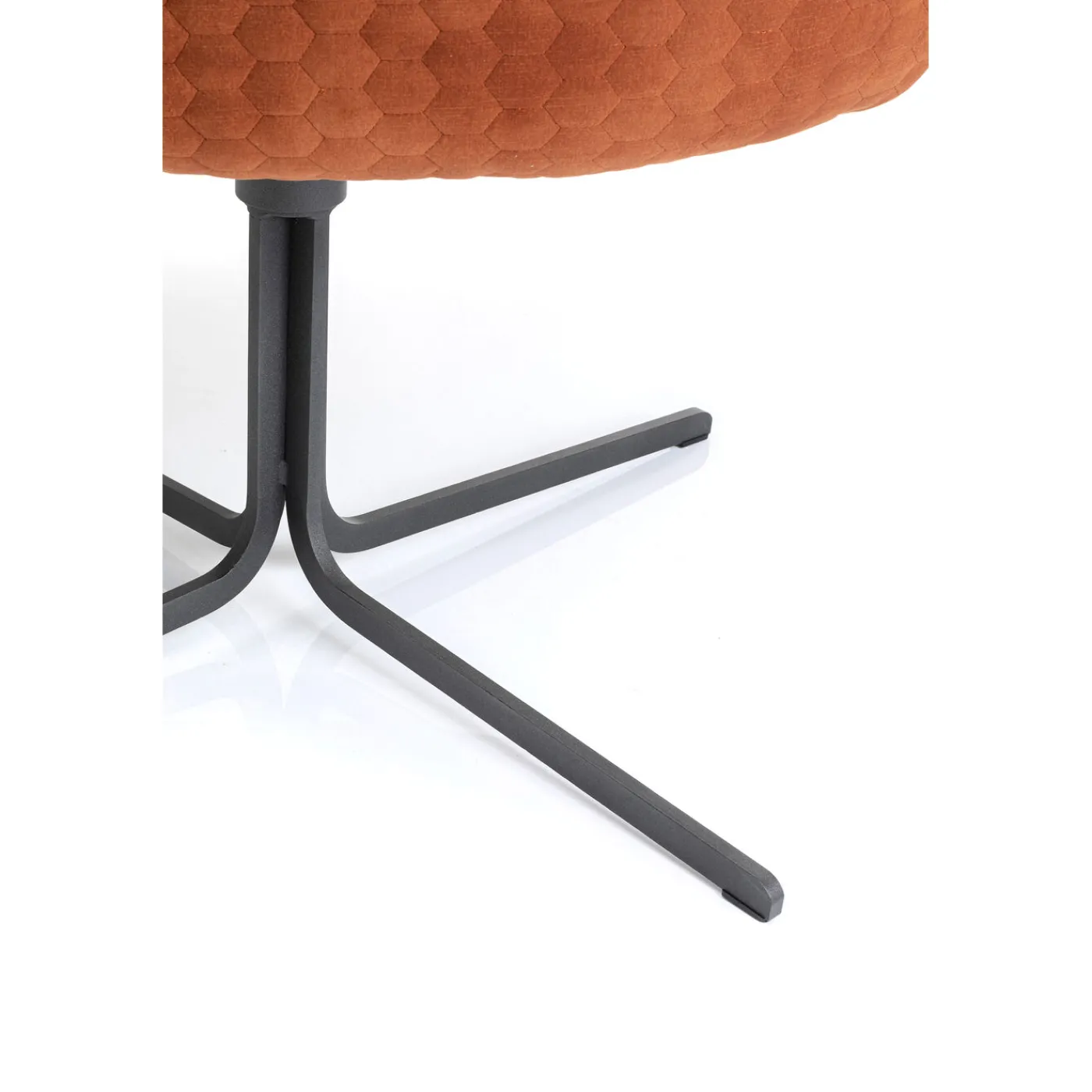 KARE Design Fauteuil Pivotant Bristol Rouge Rouille