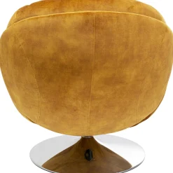 KARE Design Fauteuil Pivotant Cosy Ambre