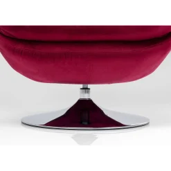 KARE Design Fauteuil Pivotant Cosy Berry