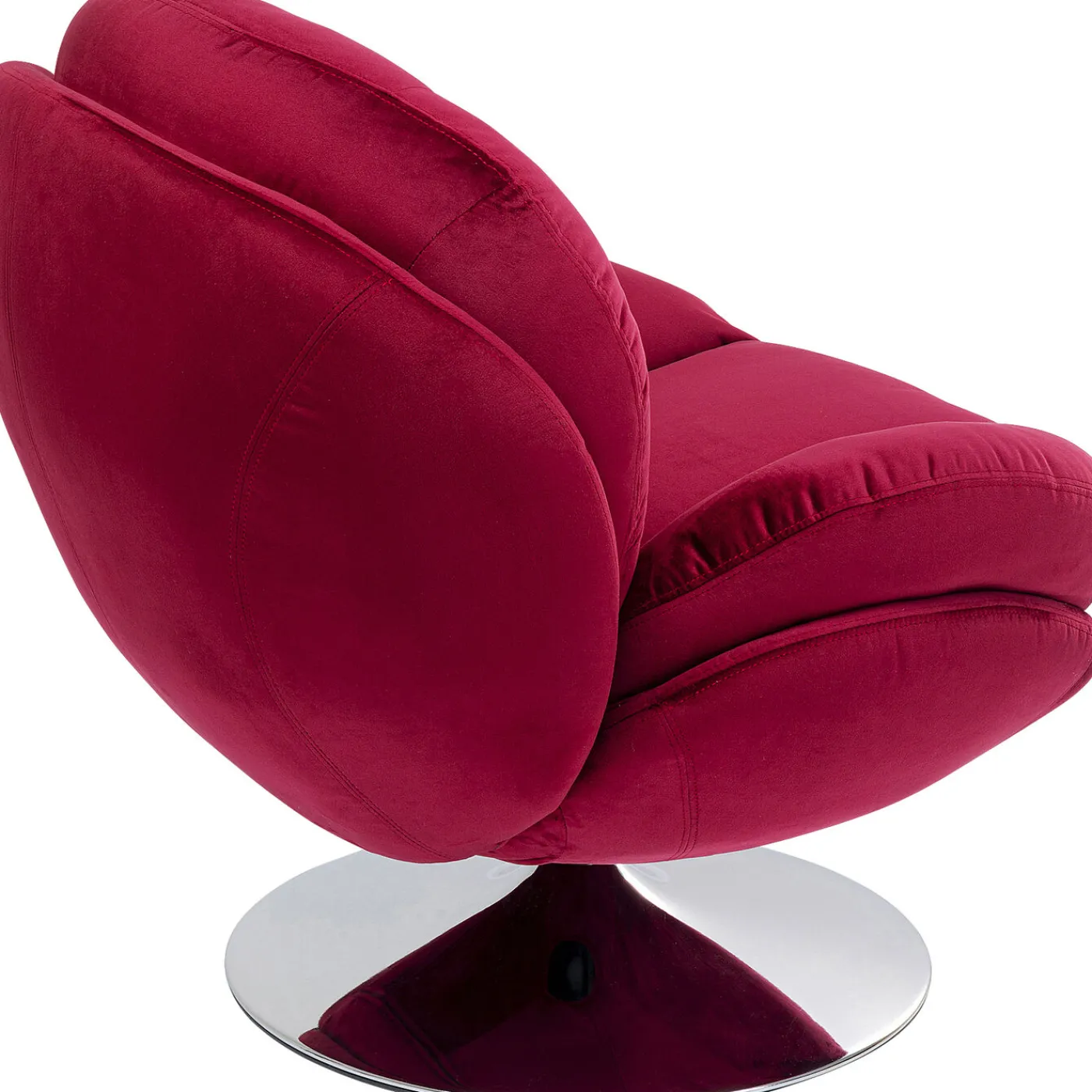 KARE Design Fauteuil Pivotant Cosy Berry