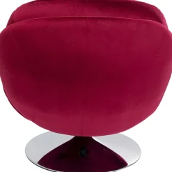 KARE Design Fauteuil Pivotant Cosy Berry