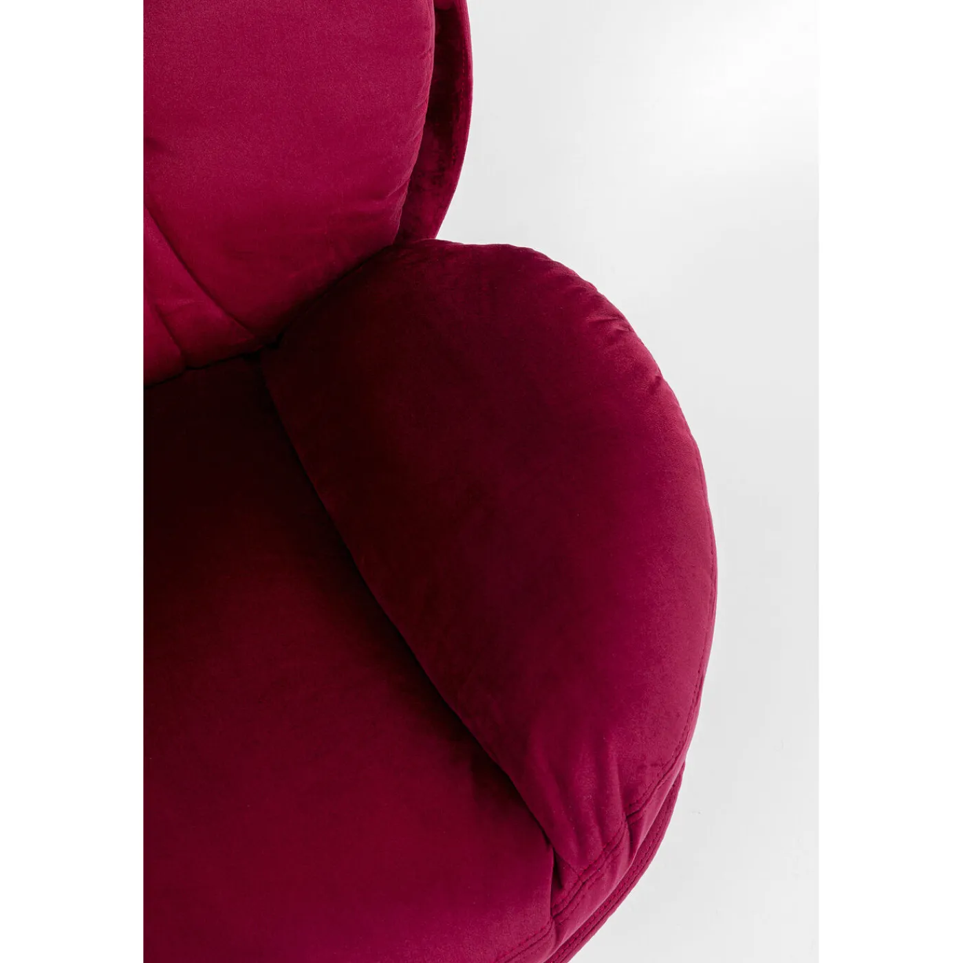 KARE Design Fauteuil Pivotant Cosy Berry