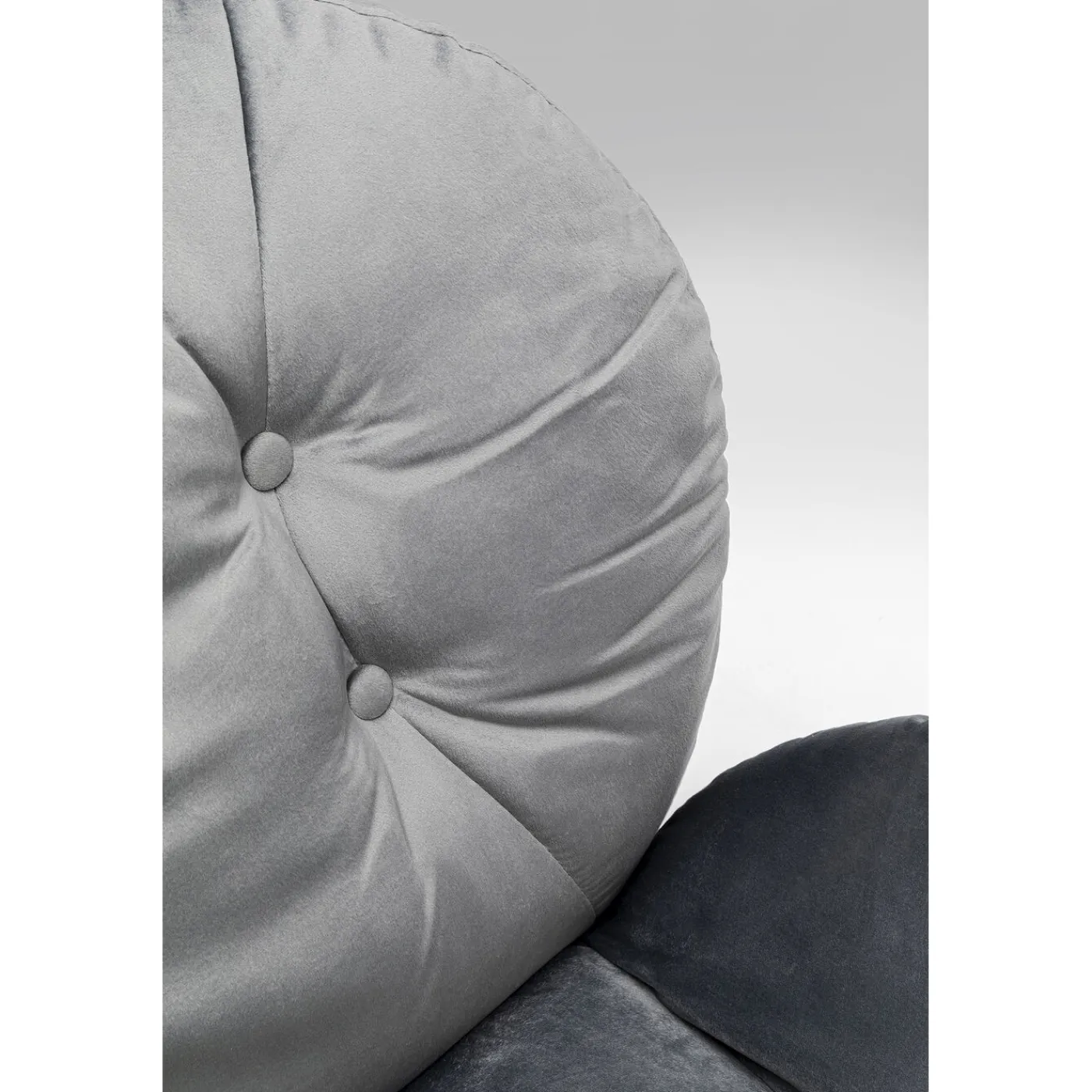 KARE Design Fauteuil Pivotant Cosy Gris