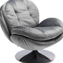 KARE Design Fauteuil Pivotant Cosy Gris