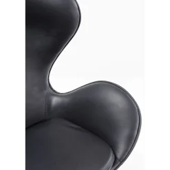 KARE Design Fauteuil Pivotant Lounge Noir-Noyer