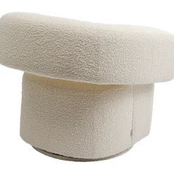 KARE Design Fauteuil Pivotant Maye Creme