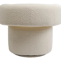 KARE Design Fauteuil Pivotant Maye Creme