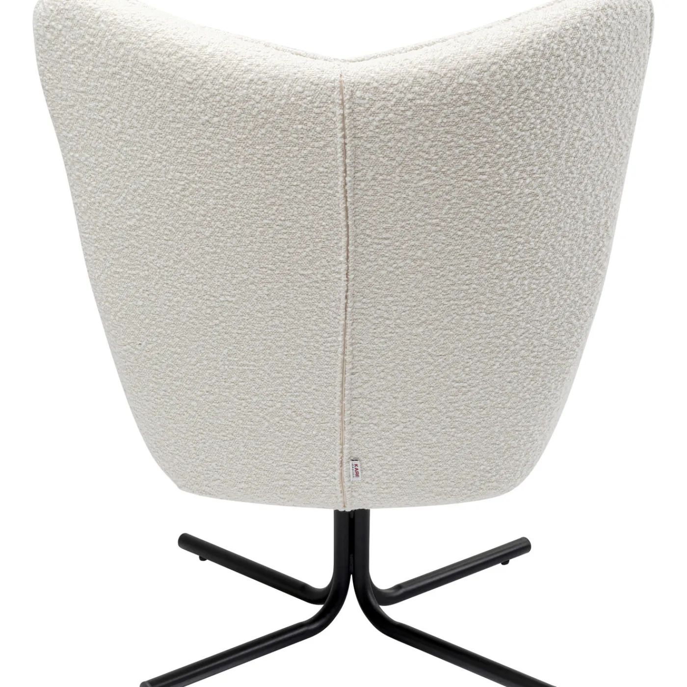KARE Design Fauteuil Pivotant Oscar Boucle Creme