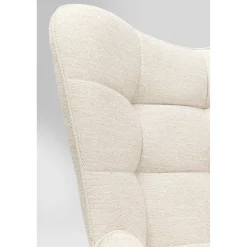 KARE Design Fauteuil Pivotant Oscar Creme