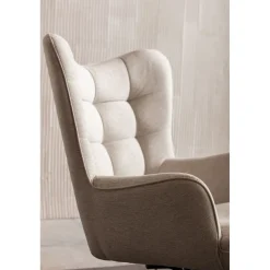 KARE Design Fauteuil Pivotant Oscar Creme
