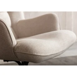 KARE Design Fauteuil Pivotant Oscar Creme