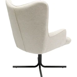KARE Design Fauteuil Pivotant Oscar Creme