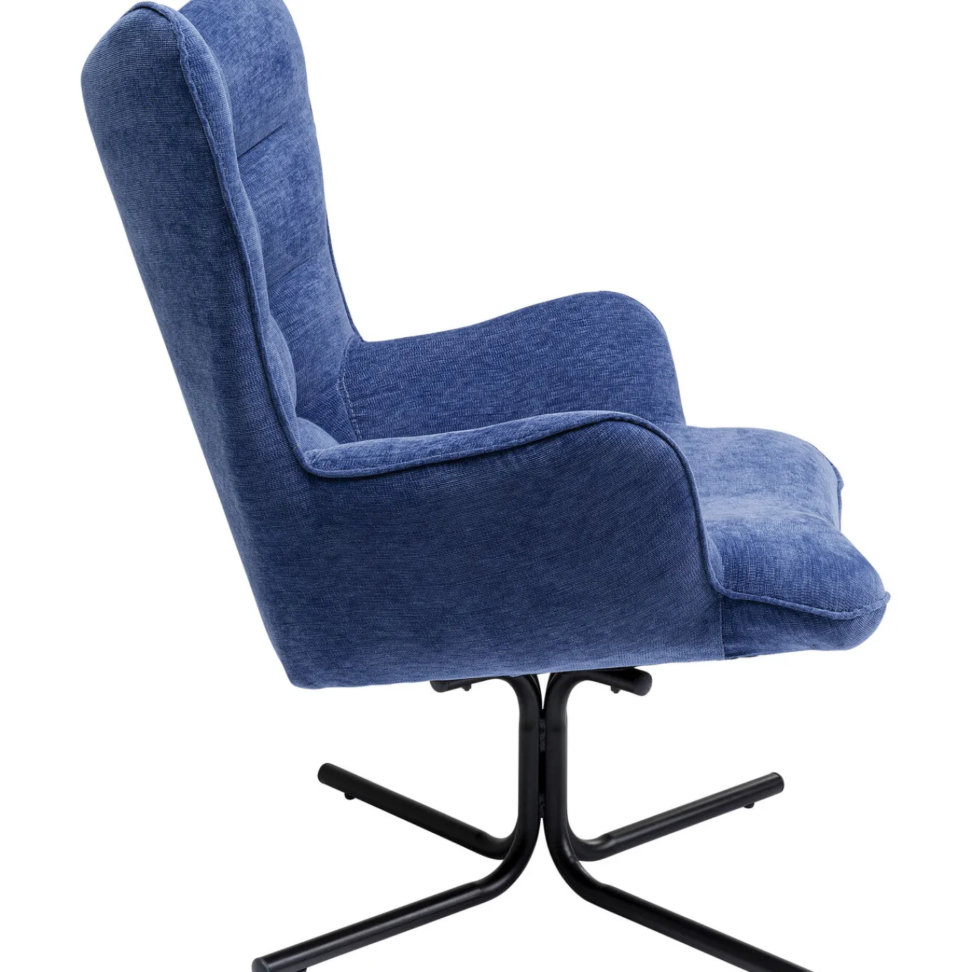 KARE Design Fauteuil Pivotant Oscar Denim