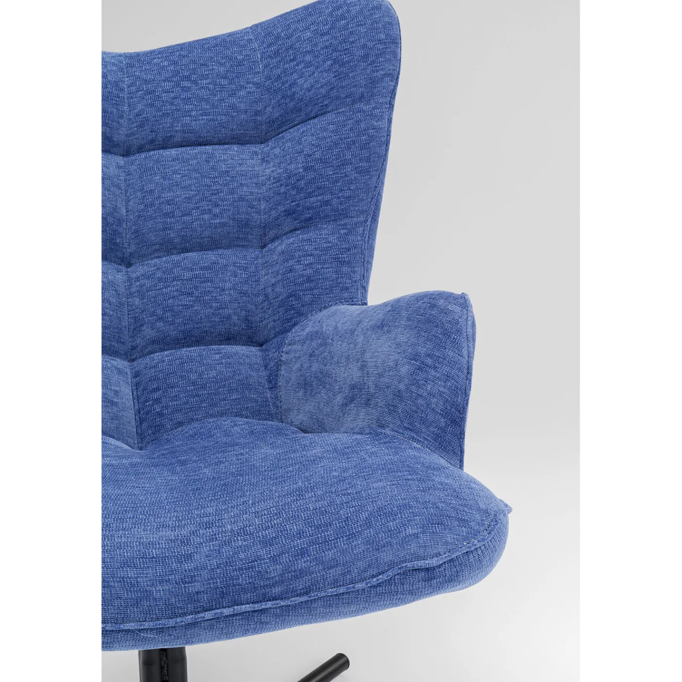 KARE Design Fauteuil Pivotant Oscar Denim