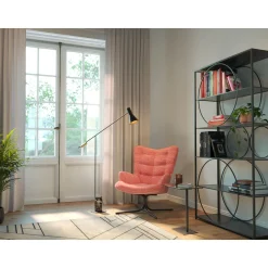 KARE Design Fauteuil Pivotant Oscar Rose