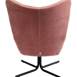 KARE Design Fauteuil Pivotant Oscar Rose