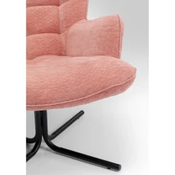 KARE Design Fauteuil Pivotant Oscar Rose