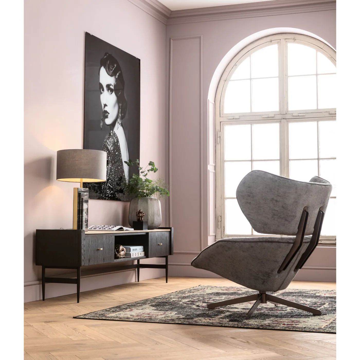 KARE Design Fauteuil Pivotant Oval Office