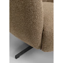 KARE Design Fauteuil Pivotant Peony Beige