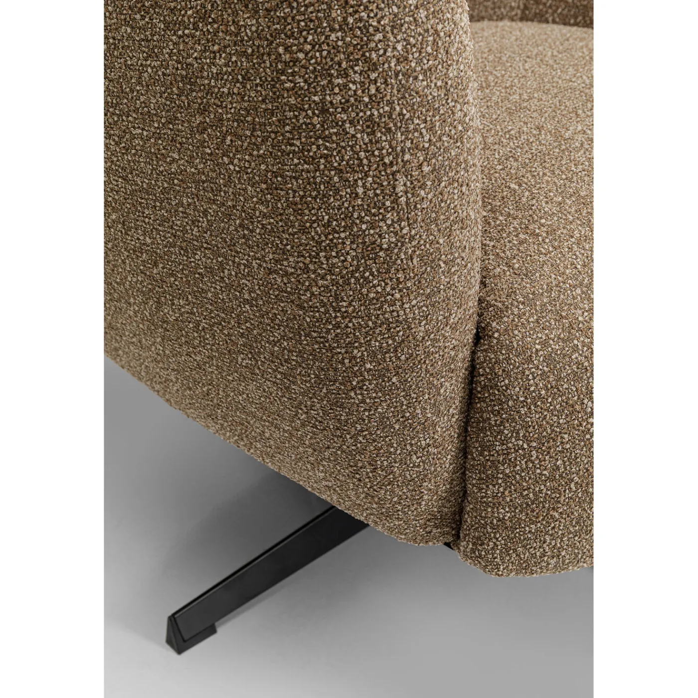 KARE Design Fauteuil Pivotant Peony Beige