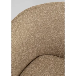 KARE Design Fauteuil Pivotant Peony Beige