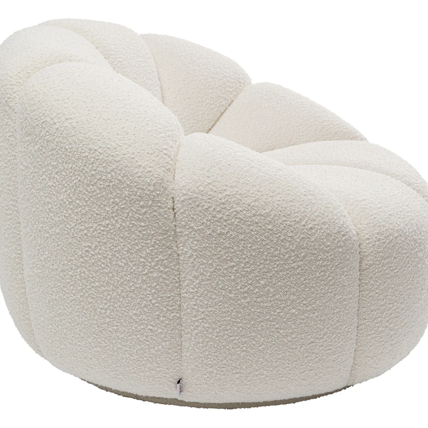 KARE Design Fauteuil Pivotant Peppo Lounge Blanc