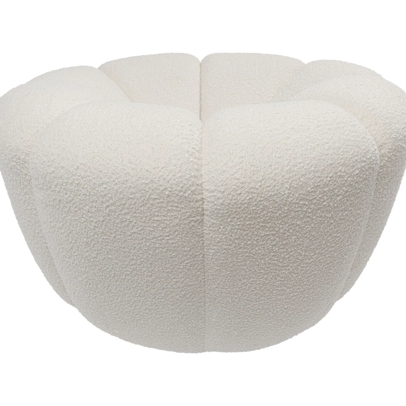KARE Design Fauteuil Pivotant Peppo Lounge Blanc