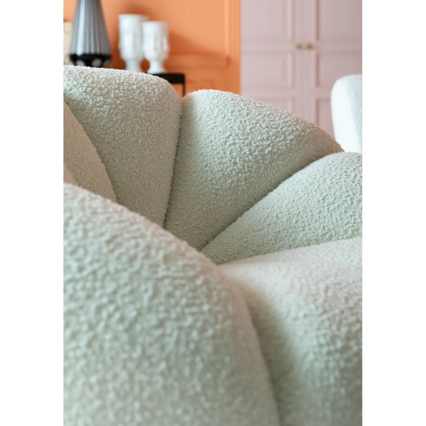 KARE Design Fauteuil Pivotant Peppo Lounge Blanc