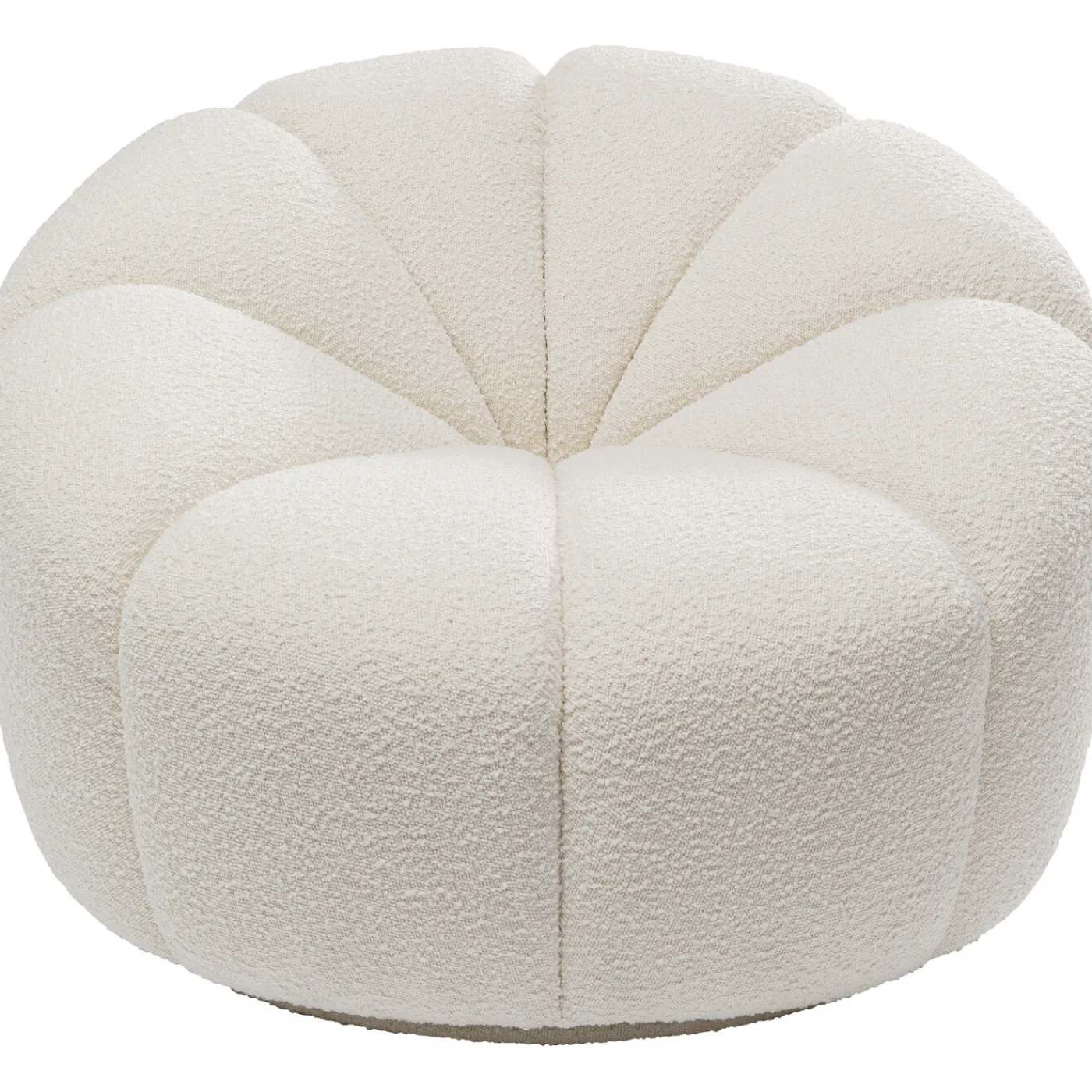 KARE Design Fauteuil Pivotant Peppo Lounge Blanc