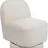 KARE Design Fauteuil Pivotant Ted Creme