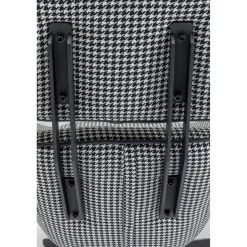 KARE Design Fauteuil Pivotant Toledo Noir-Blanc