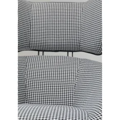 KARE Design Fauteuil Pivotant Toledo Noir-Blanc