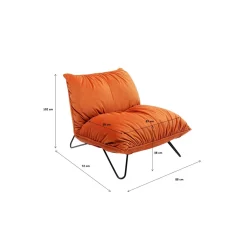 KARE Design Fauteuil Port Pino Curry