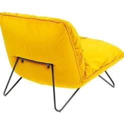 KARE Design Fauteuil Port Pino Jaune