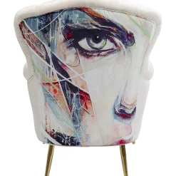 KARE Design Fauteuil Portrait Creme