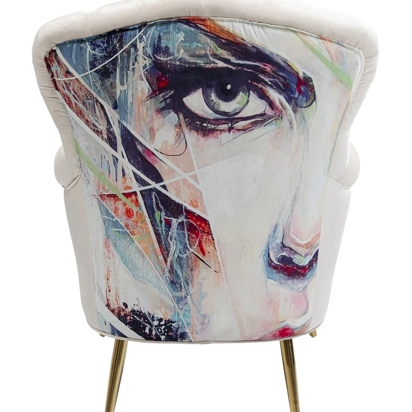 KARE Design Fauteuil Portrait Creme