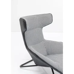 KARE Design Fauteuil Relax Granada Noir-Blanc
