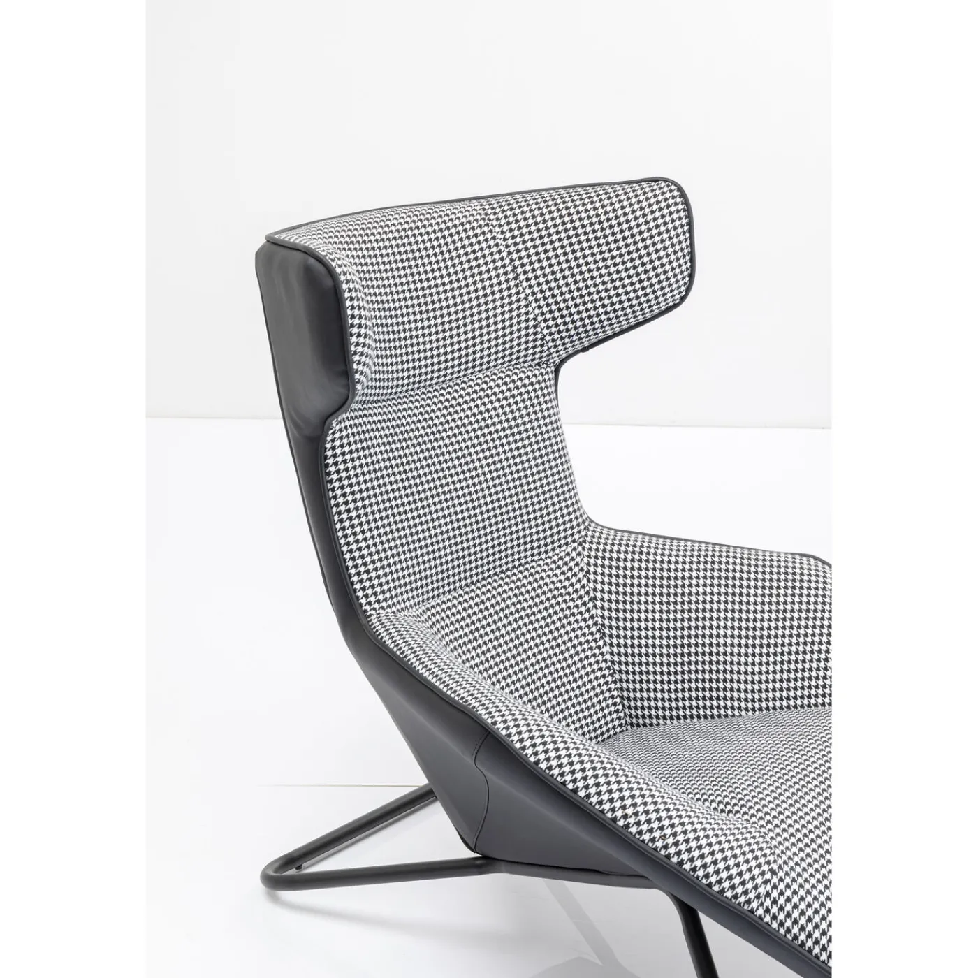 KARE Design Fauteuil Relax Granada Noir-Blanc