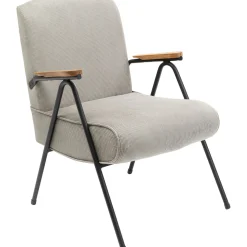 KARE Design Fauteuil Ryan Gris