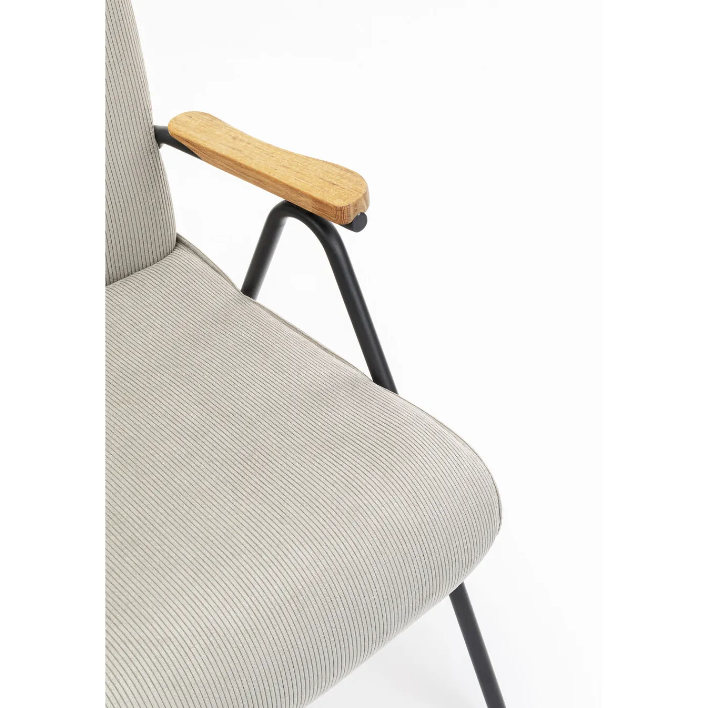 KARE Design Fauteuil Ryan Gris